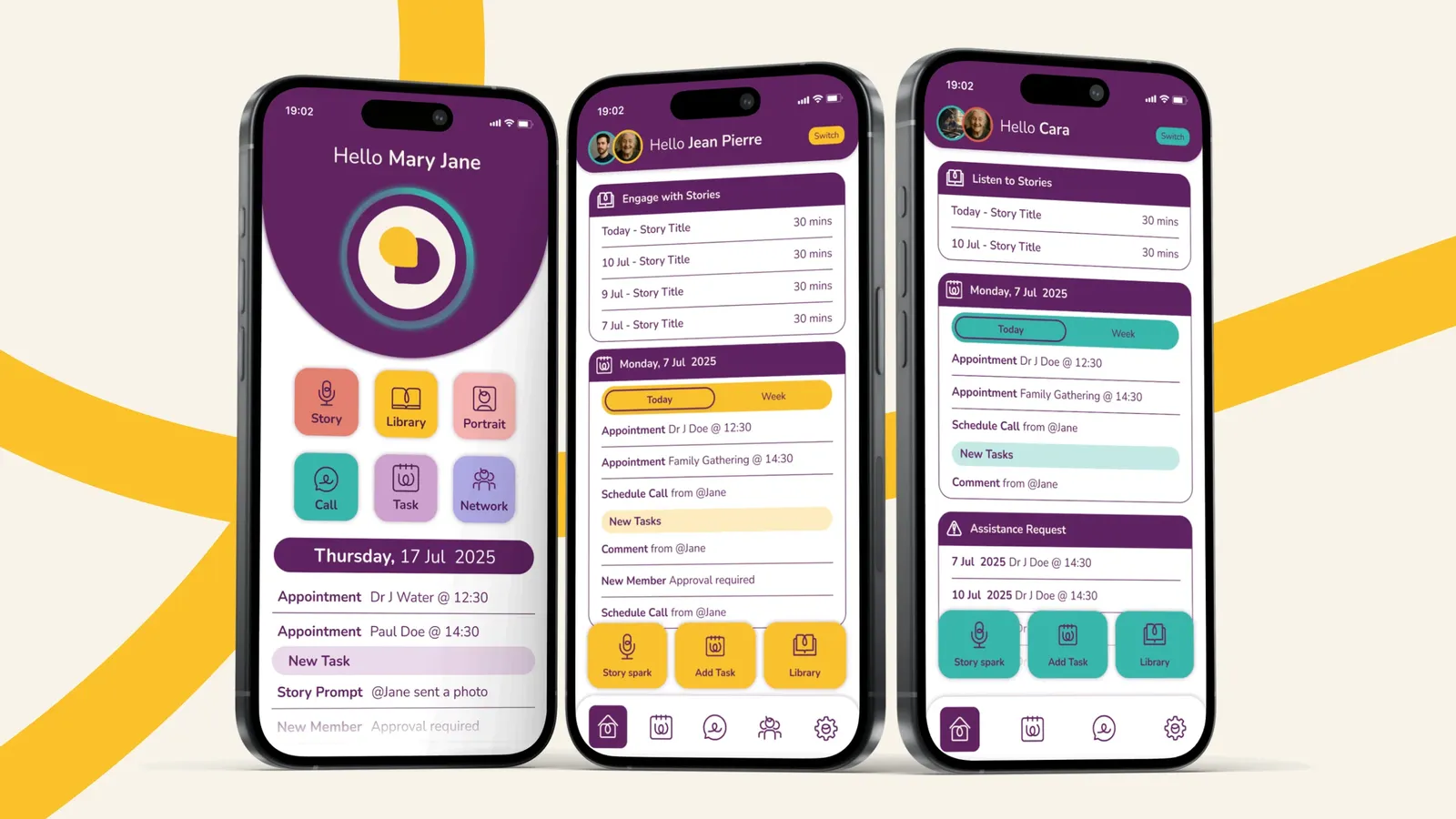 ria app mockup